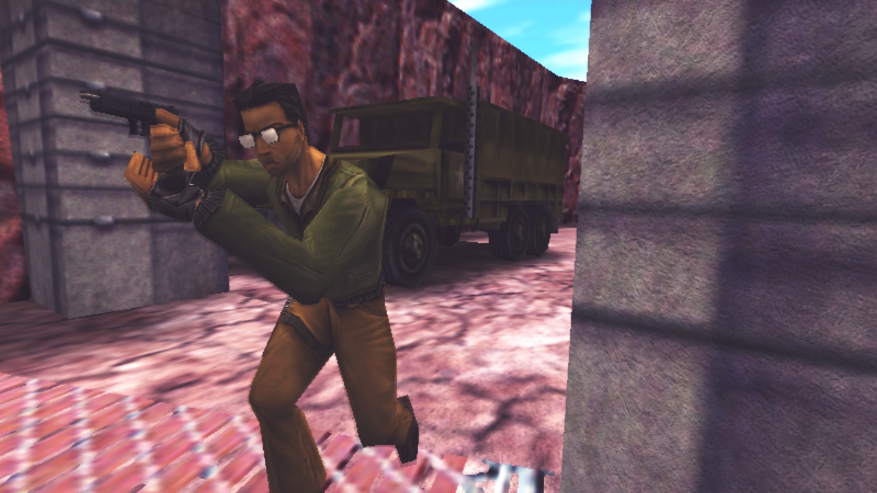 Terrorista armado con Glock saliendo de Nuke Base TT